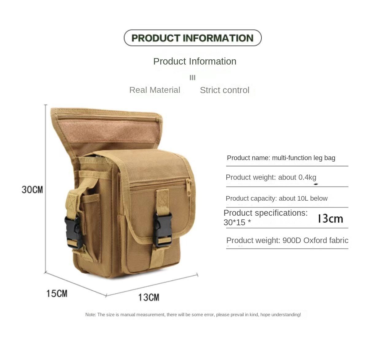 Tactical Storage Adventure Rescue Fanny Pack Multi-Layer Riding Outdoor Gear Bag Gym Bags