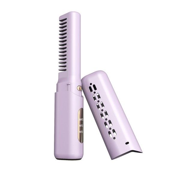 Travel Charging Fashion Color Matching Straight Curling Dual Use Flexible Portable Curling Iron Hot-Air Brushes