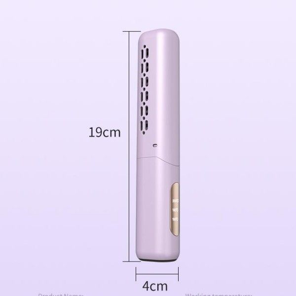 Travel Charging Fashion Color Matching Straight Curling Dual Use Flexible Portable Curling Iron Hot-Air Brushes