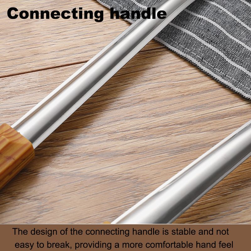 5 pcs/set of kitchen stainless steel kitchenware  spatula  leaky spoon  soup spoon  leaky spoon Imitating wood grain for cooking and stir frying