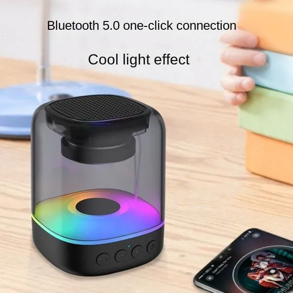 Bluetooth 5.0 Cool Rgb Mobile Outdoor Mini Portable Wireless Speaker
