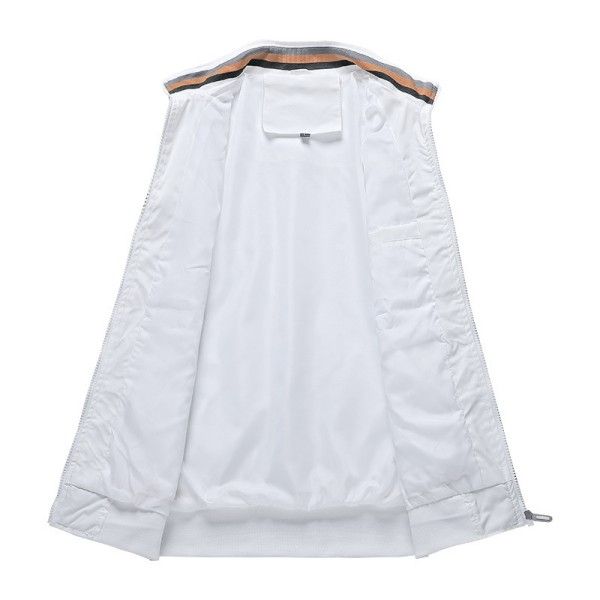 Stylish And Comfortable Casual Jacket Men's Wear Resistant Windproof Sport Solid Color Coat