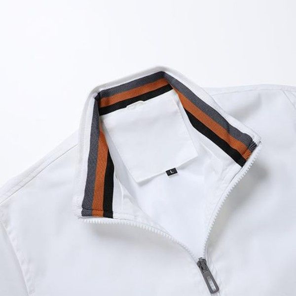 Stylish And Comfortable Casual Jacket Men's Wear Resistant Windproof Sport Solid Color Coat
