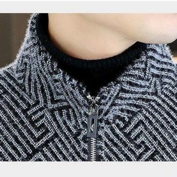 Men's Coat With Fleece Thickened Short Wool Casual Coat Jackets & Coats