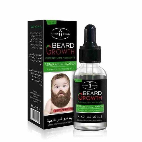 Aichun Beauty Fast Beard Growth Oil For Moustache, & Body Hair