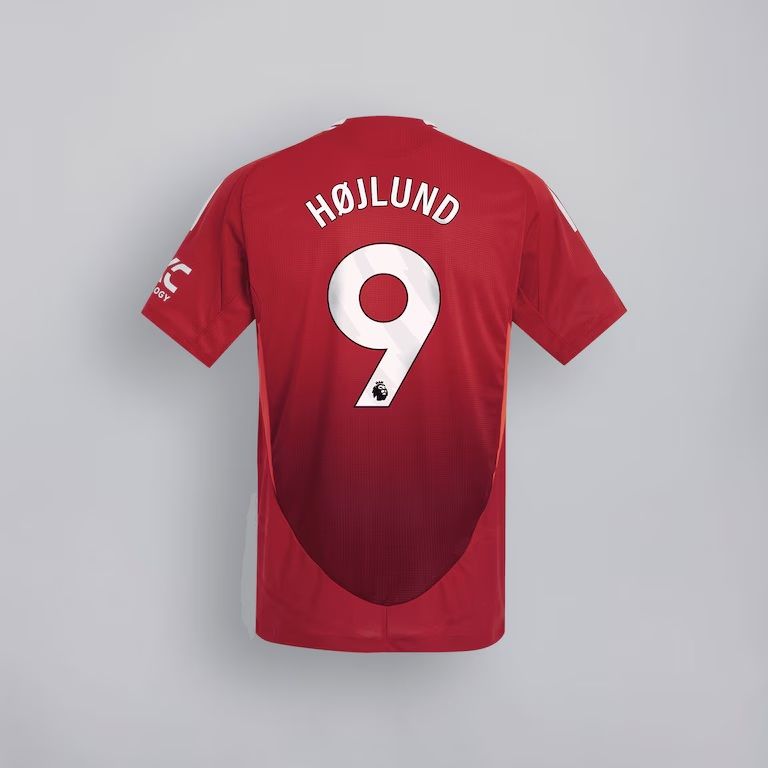Manchester United 24/25 Home Fan Kit Jersey Unnofficial Version with Hojlund 9 EPL Printing