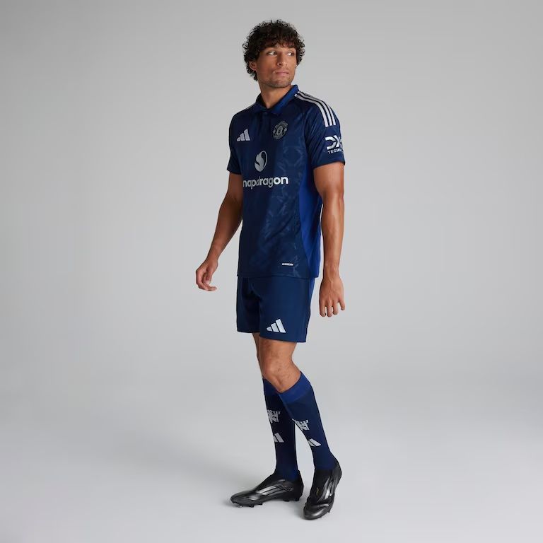 Manchester United 24/25 Away Jersey Fan Kit Unofficial Version with custom Print