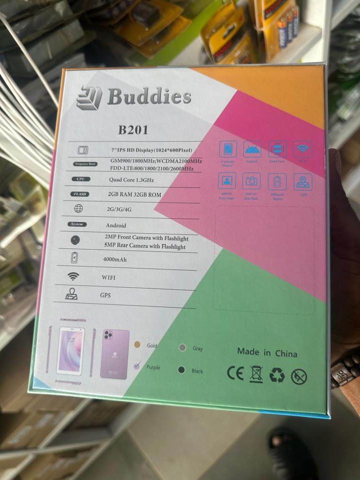 Buddies 201 Tablet With SIM Card Slot 2GB RAM 32 GB ROM