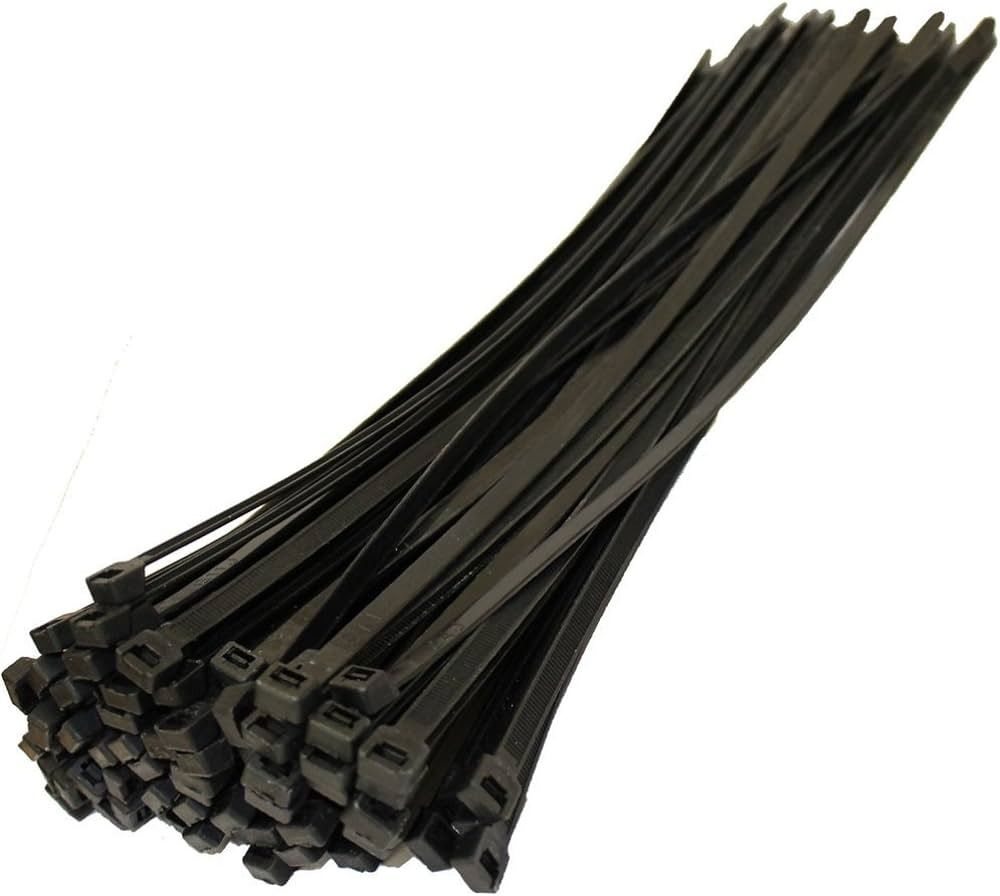 100PCS Nylon Self Locking Cable Ties Zip Tie Wraps