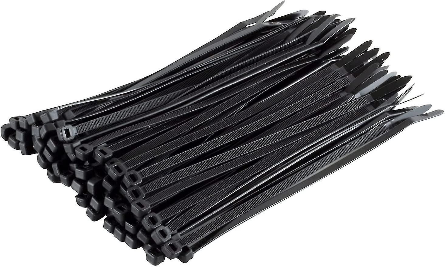 100PCS Nylon Self Locking Cable Ties Zip Tie Wraps