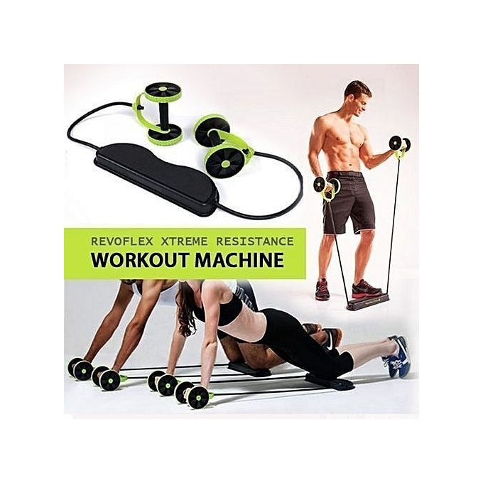 Gym Roller Revoflex Xtreme Home Total Body Fitness AbsTrainer Roller