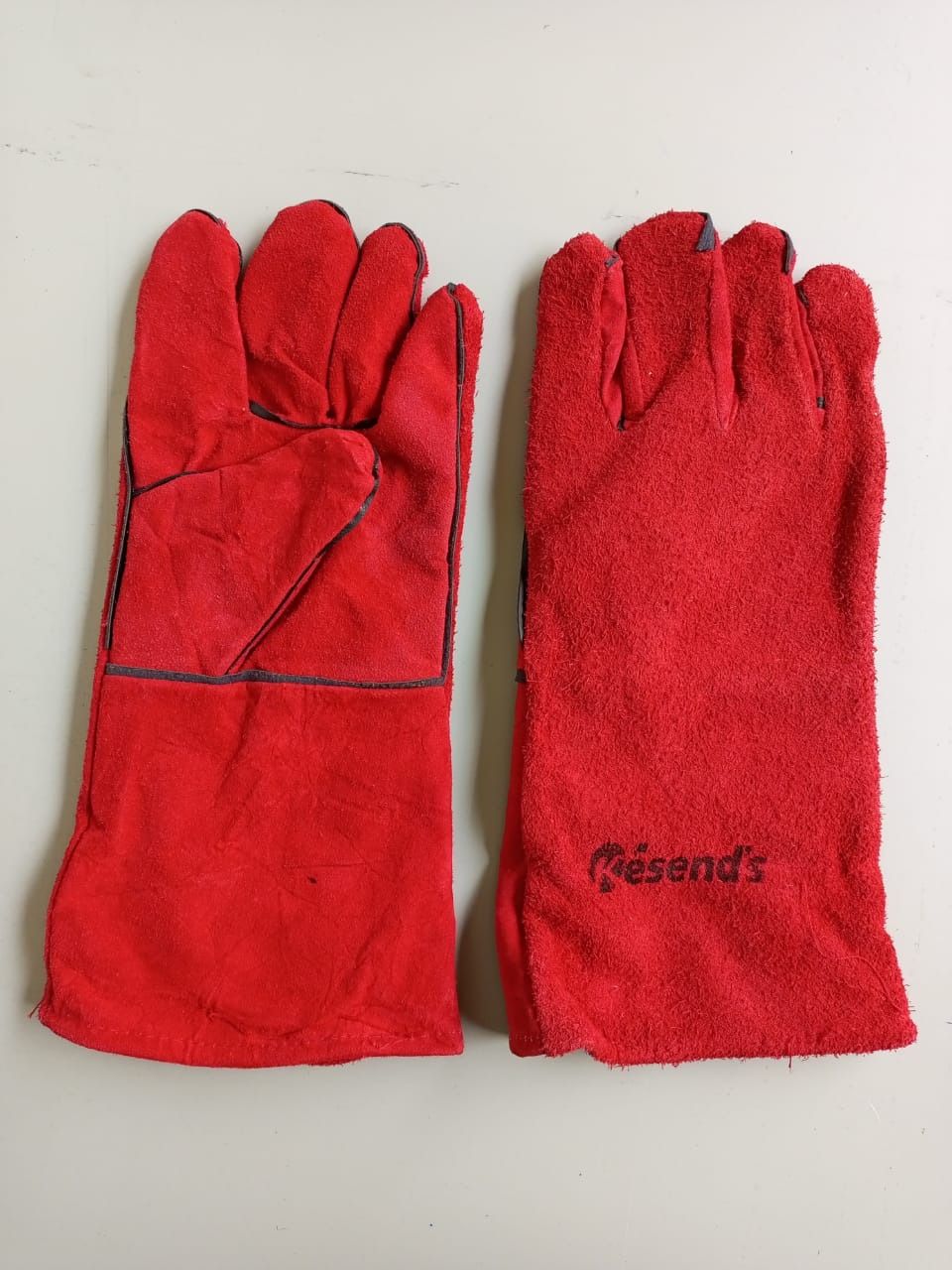 Heavy Duty leather gloves with inner lining