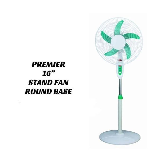 AC standing Fan Air Cooling Electric Pedestal Fan 16 Inch round heavy base