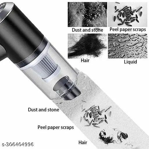 Vacuum Cleaner Dust Collection/Lighting 2 In 1 Car and home Vacuum Cleaner 120W High-Power Handheld Wireless Vacuum Cleaner Home and Car Dual-Use Portable Usb Rechargeable Set of 1 PC