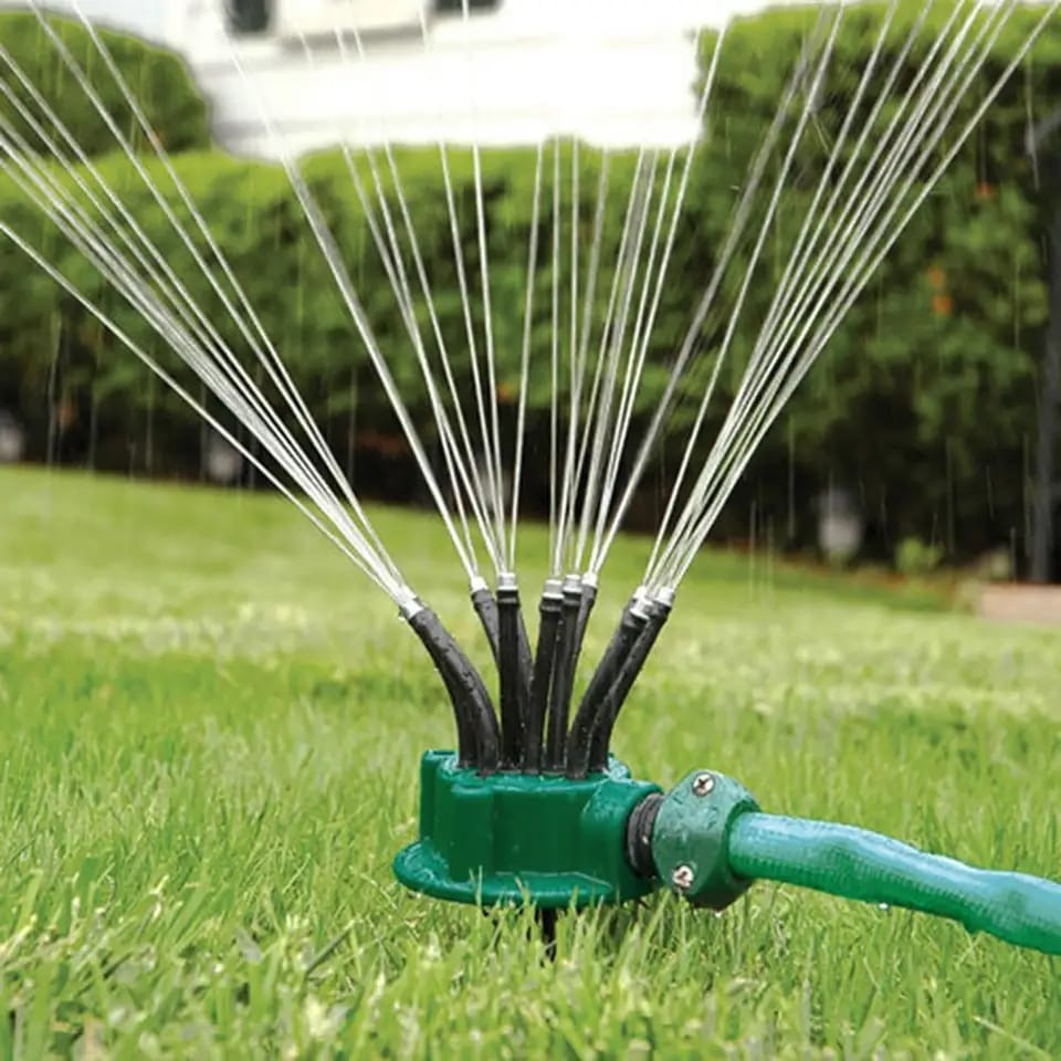 Garden Sprinkler, Garden Plants Vegetable Adjustable Watering Sprinkler Multi-use Lawn Irrigation System
