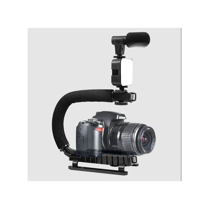 Vlogging Kit/Video Maker Kit + Mic + Tripod + Holder / Light