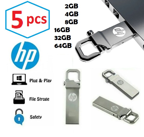 5PC TOSHIBA USB Flash Drive 2.0 Metal {2GB, 4GB, 8GB, 16GB, 32GB, 64GB}