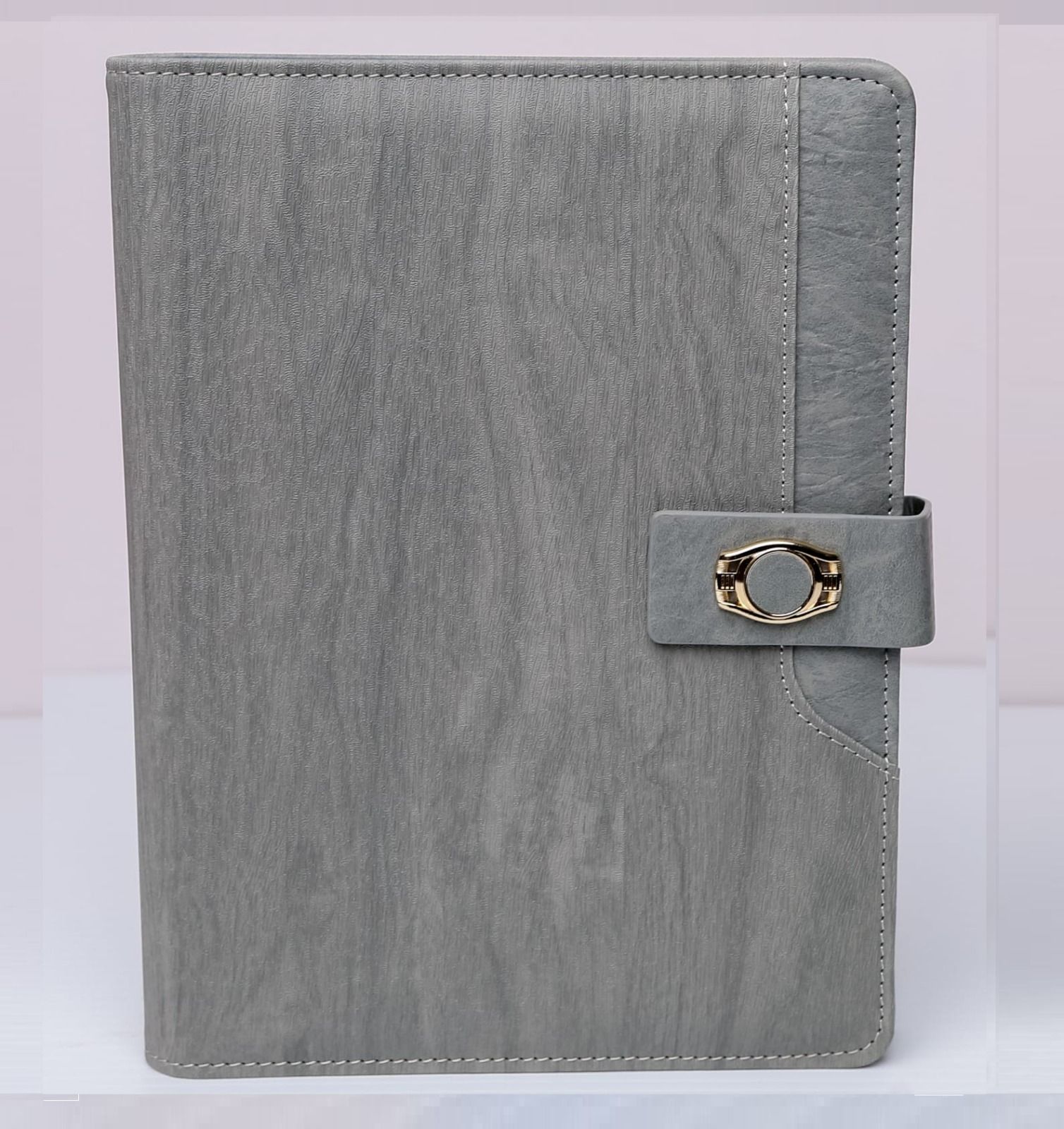 A5 Size Executive buckle NoteBook - Padded PU Soft Leather Cover Material