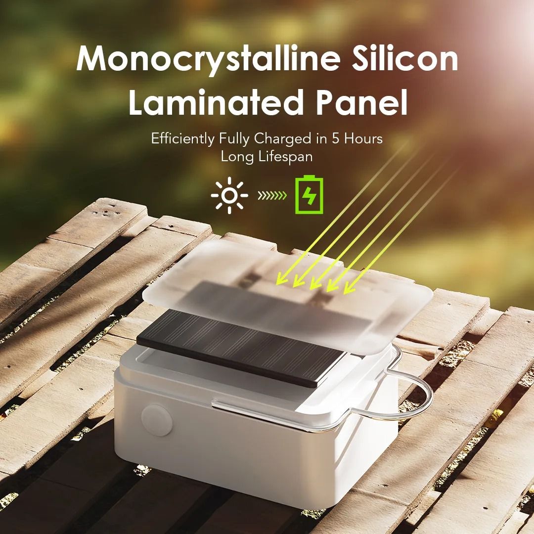 oraimo SmartLamp Solar 2Pcs 450mAh Smart Lamp Solar