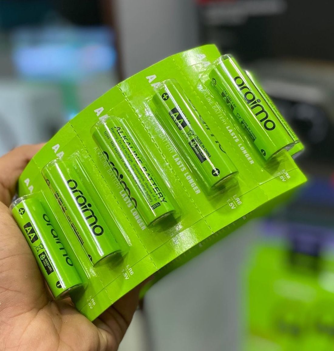 Oraimo Dry Phone Battery, Quick Charging, Anti-Leak, Anti-Corrosion, Long-Lasting Power, Mercury Free