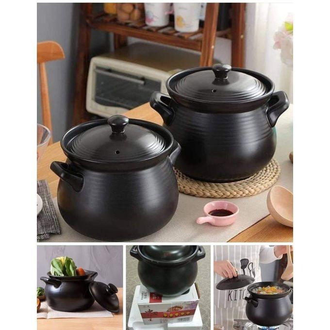 6 Litres Ceramic Porcelain Casserole Cooking pot