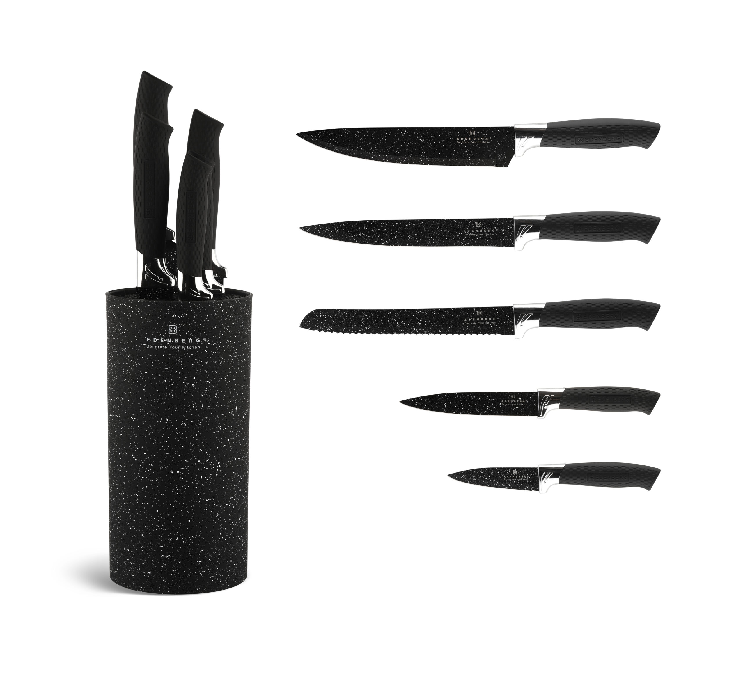 Edenberg Marble High Quality Kitchen Knife 6Pcs Set (Original)