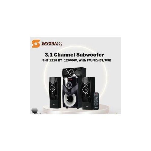 SAYONA 3.1 CH SUBWOOFER HOMETHEATRE SPEAKER SYSTEM-BLUETOOTH/FM/USB-12000 WATTS