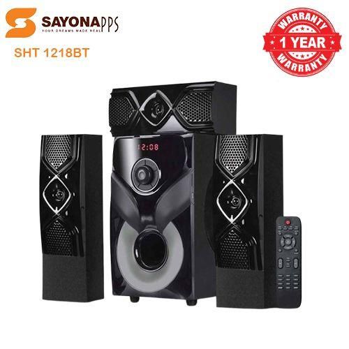 SAYONA 3.1 CH SUBWOOFER HOMETHEATRE SPEAKER SYSTEM-BLUETOOTH/FM/USB-12000 WATTS