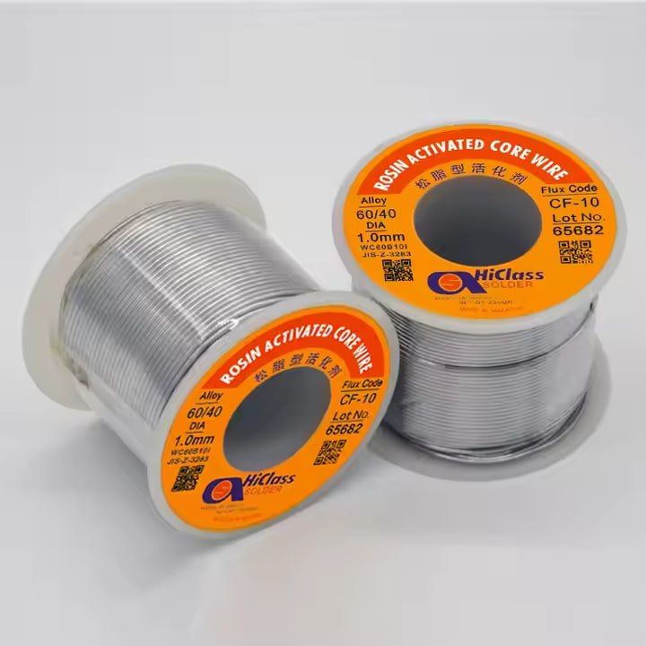 Solder Lead Wire 1 mm Rosin Flux Core Alloy 60/40 Tin