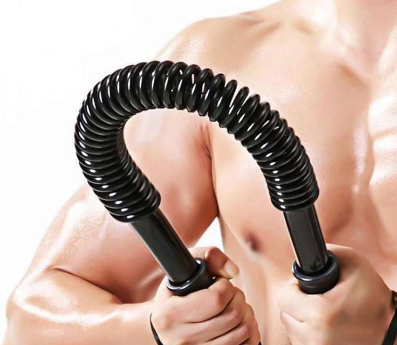 Flexible Power Twister Stretch Spring Bendy Bar Gym Exercise 60KG