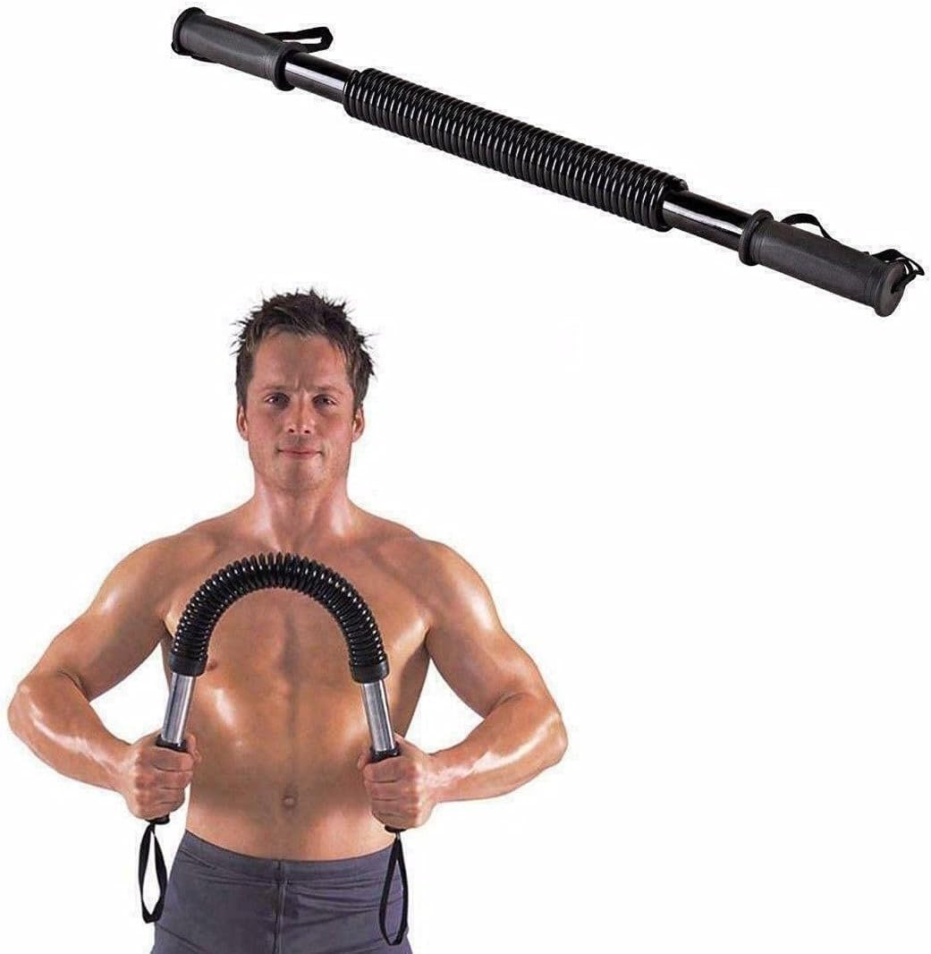 Flexible Power Twister Stretch Spring Bendy Bar Gym Exercise 60KG