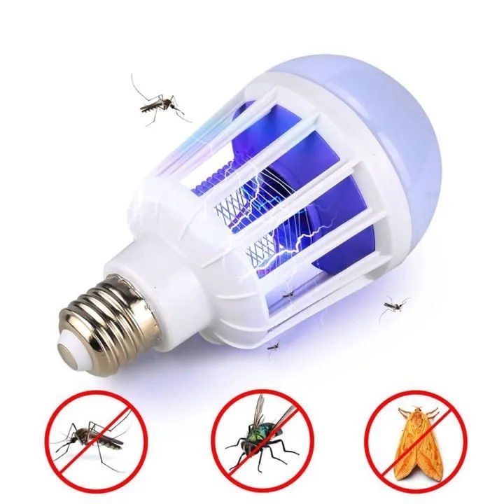 Home Light Electronic Mosquito Bulb LED Zapper Insect Killer Lamp 20W - Energy Saving