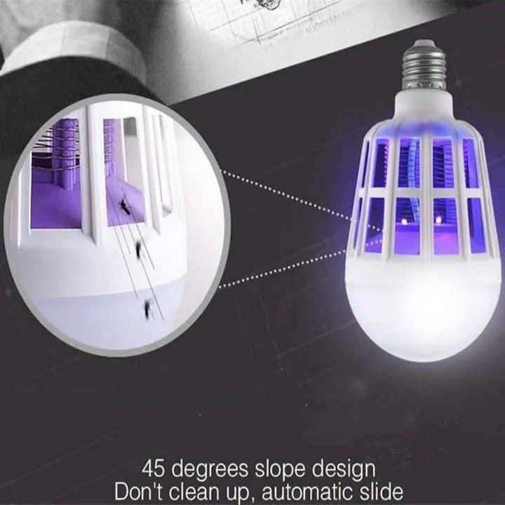 Home Light Electronic Mosquito Bulb LED Zapper Insect Killer Lamp 20W - Energy Saving