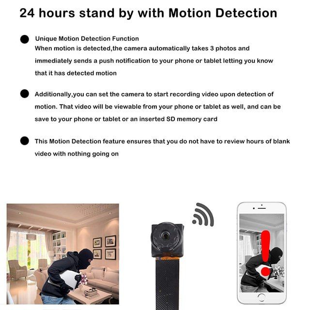 HD 4K Diy Portable Wifi IP Mini Camera P2p Wireless Micro Webcam Camcorder Video Recorder Support Remote View Hidden TF Card