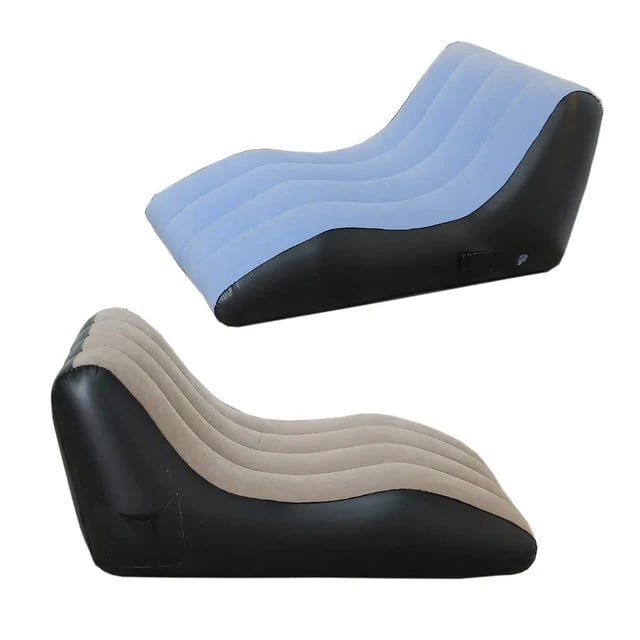 Ergonomic Inflatable Lounge Chair / seat Design Waterproof Air Sofa Outdoor Pool Party Inflatable Sofa Bed Modern Waterproof Inflatable Sofa Living Room Furniture