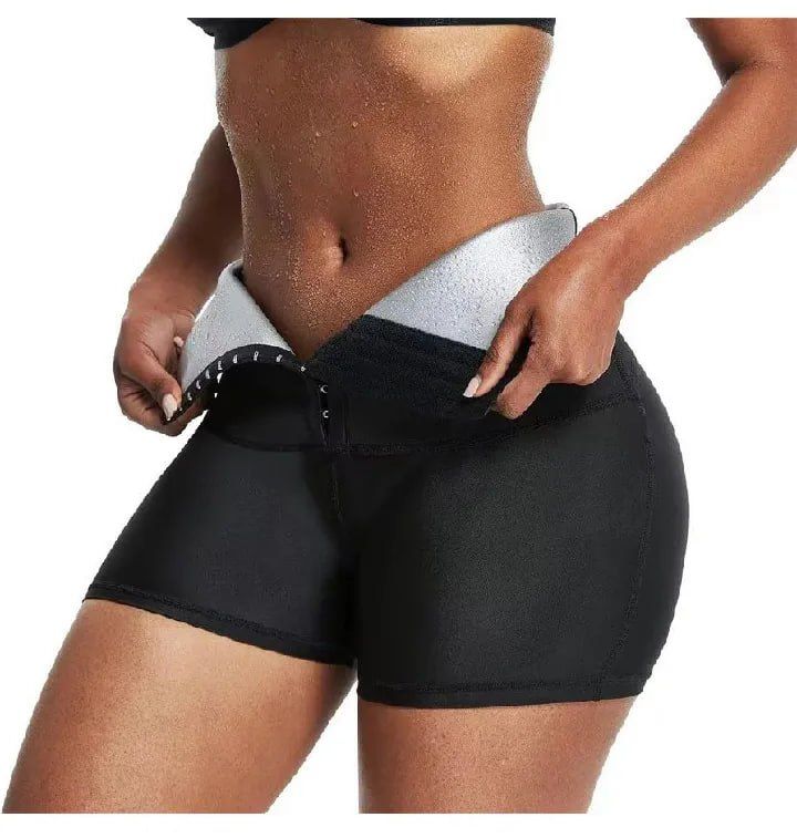 Sweat Waist Trainer Body Shaper Pants Workout Shorts Sauna Effect Leggings Tummy Control Slimming Shapewear Thigh Trimmer