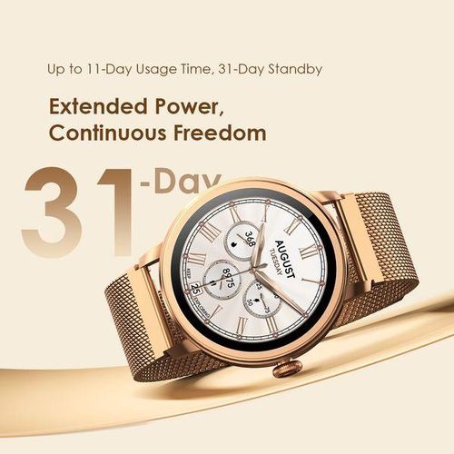 Oraimo Watch Muse OSW-831N – Smartwatch With AMOLED Display, 2 Replaceable Straps, Calling Feature & Waterproof IP68 Rating