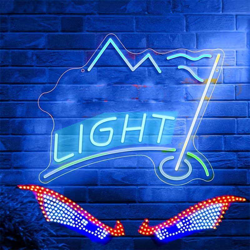 Car Back Window expression lights LED Strips Light Panel Car Windshield Display Devil's Eye Decorative Lamps USB Plug Lighting