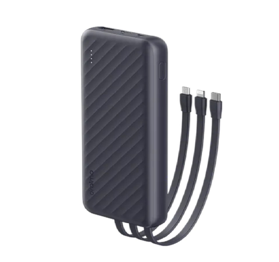 Oraimo Slice Link Pro 10000mAh 22.5W Power Bank with Charging Cables