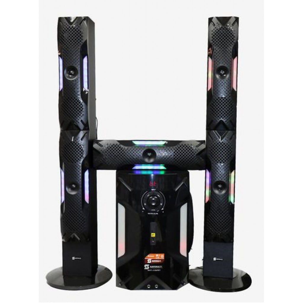 Sayona / Boommaster Home Theater System 18000-Watts PMPO 3.1 Channel Tall Boy Subwoofer - One Year Warranty