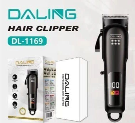 Professional Cordless Hair Clipper 120min Battery Sharp Blades Powerful Motor Adjustable Lengths for Home & Barber Hair Grooming