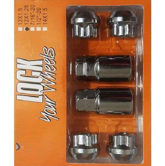 Premium Lock Your Wheels Toyota Wheel Security Kit