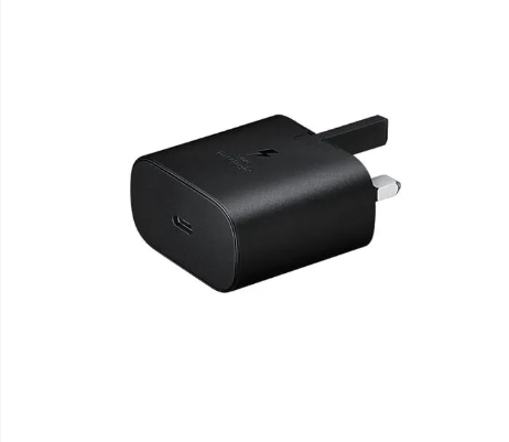 SAMSUNG FAST CHARGER 25 Watts Super Fast Charger with Type C TO C Charging Cable Data CAble For All Type C FOR ALL SAMSUNG PHONES AND ANY OTHER PHONES