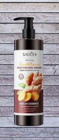 SADOER Ginger Hair Shampoo For Cleaning, Removing Dandruffs, Fresh Soft Hair, Treat Scalp, Improve Hair Loss & Rich Foam (500ml)