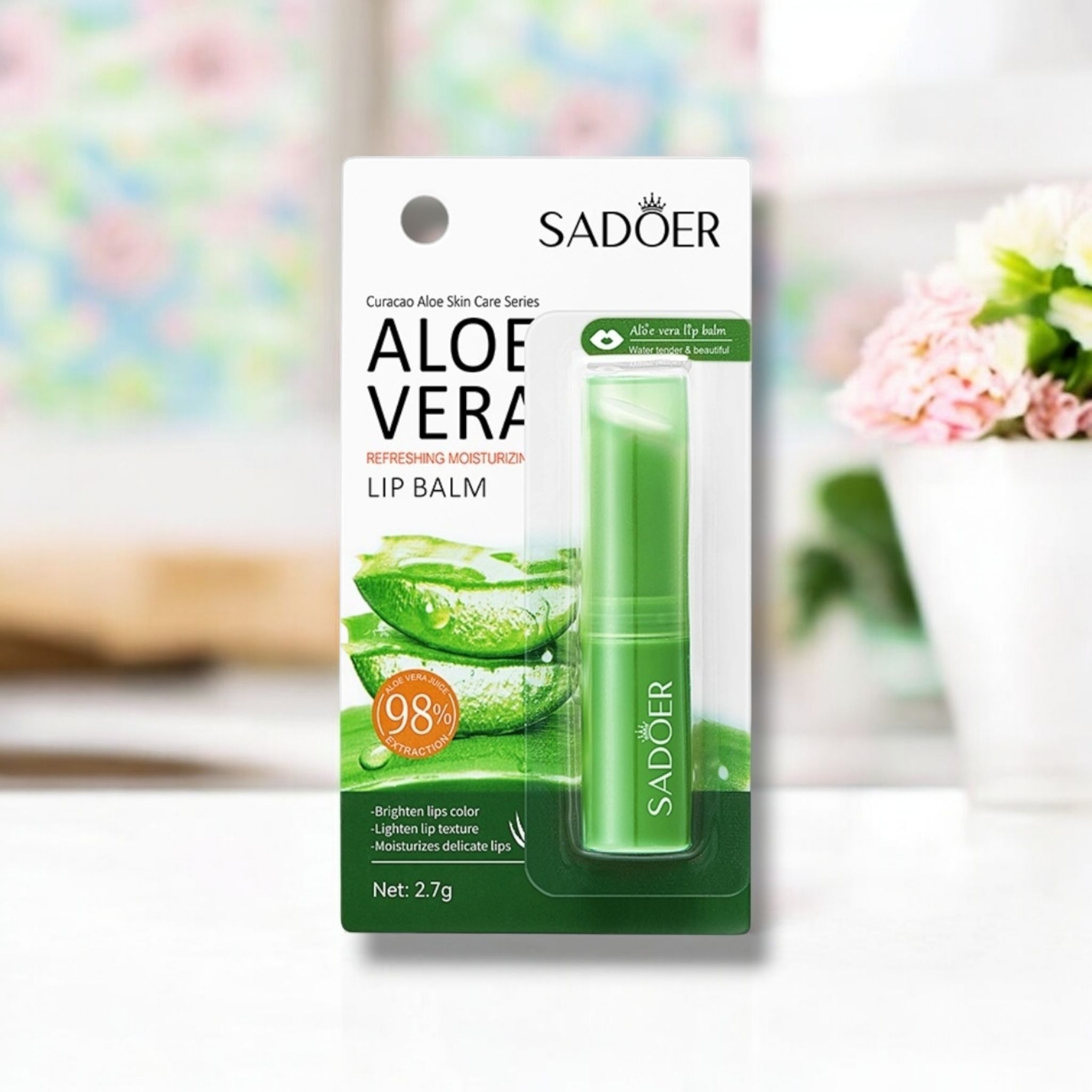 Sadoer lip balm, moisturizing sadoer hydrating removes darks pigments lip care beauty healty