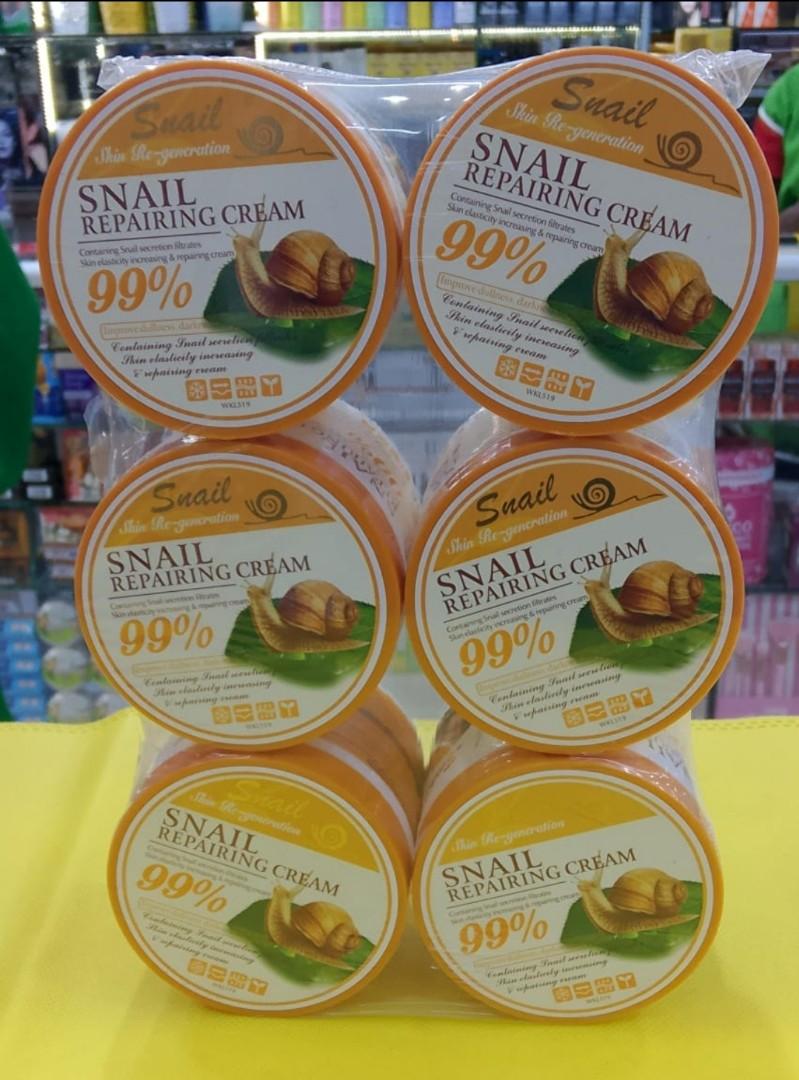 Fruit Of Wokali Snail Repairing Cream Anti-Aging Sunburn Scars Spots