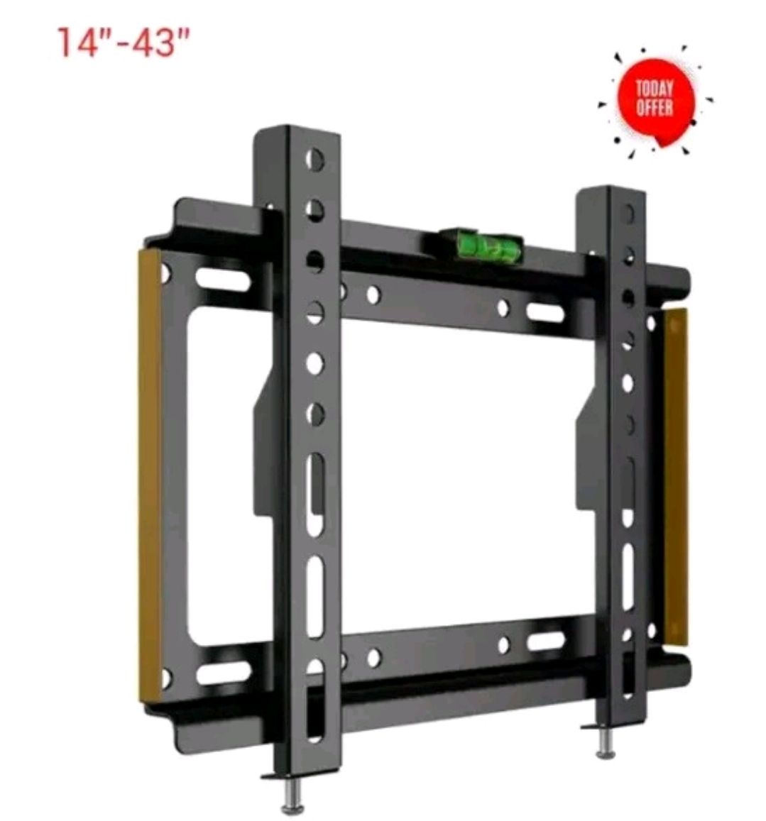 Wall Mount TV Stand 14″-43″ Plasma wall bracket Steel Material Fixed Solid Wall mount suitable for 14 inch to 43 inch Tv