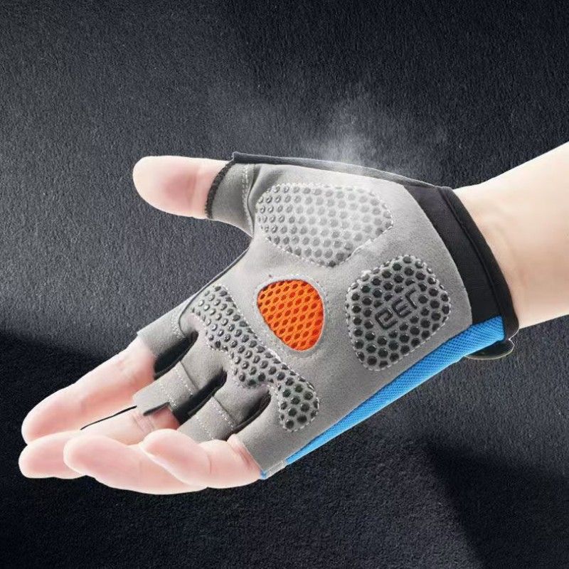 Cycling Gloves For Men And Women Half Finger Sports Fitness  Summer Thin Outdoor Spinning Bike Non-slip Dew Finger Shock Absorption Breathable