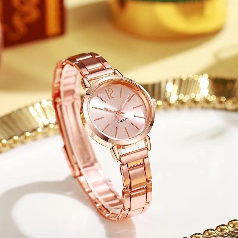 2Pcs/Set Quartz Women Watches Bracelet Jewelry Set Female Wrist Watch Ladies Watches