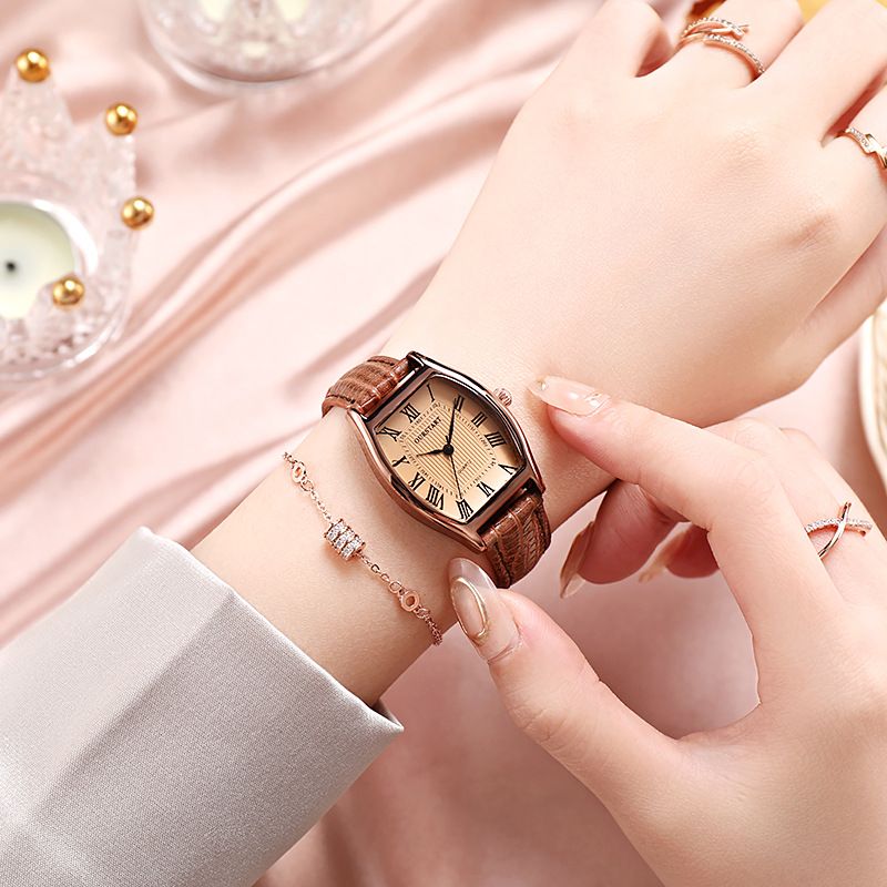Fashion Women Watches  Women's Watches Retro Roman Quartz Belt Watches Female Wrist Watch